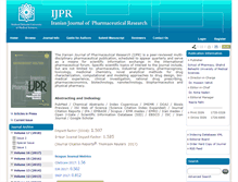 Tablet Screenshot of ijpr.sbmu.ac.ir